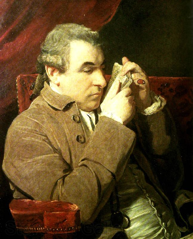 Sir Joshua Reynolds giuseppe baretti France oil painting art